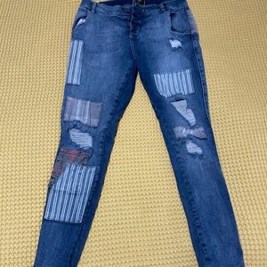 SikSilk Low Rise Fusion Denim